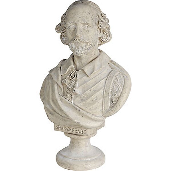 Bust of William Shakespeare the Great Play Write and Author